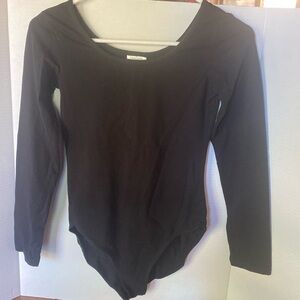 Long sleeve black Danskin leotard
